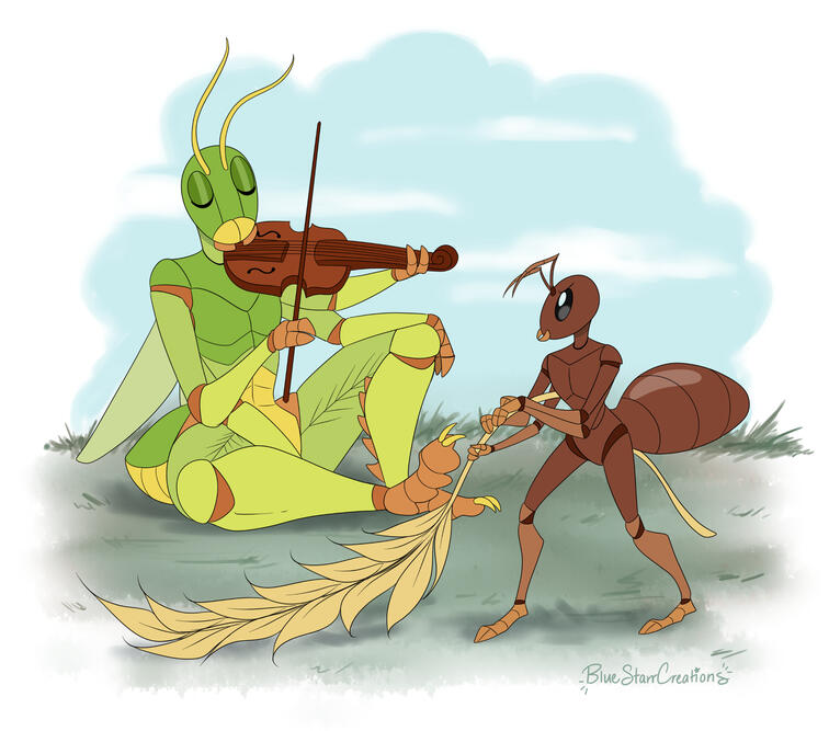 The Grasshopper &amp; the Ant